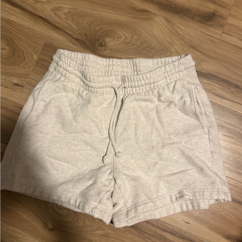 Aritzia Light Gray Athletic Shorts